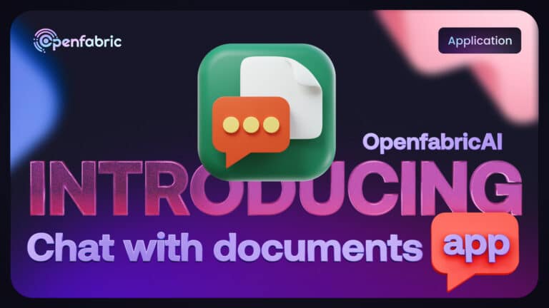 Introducing Openfabric AI Chat with Document App
