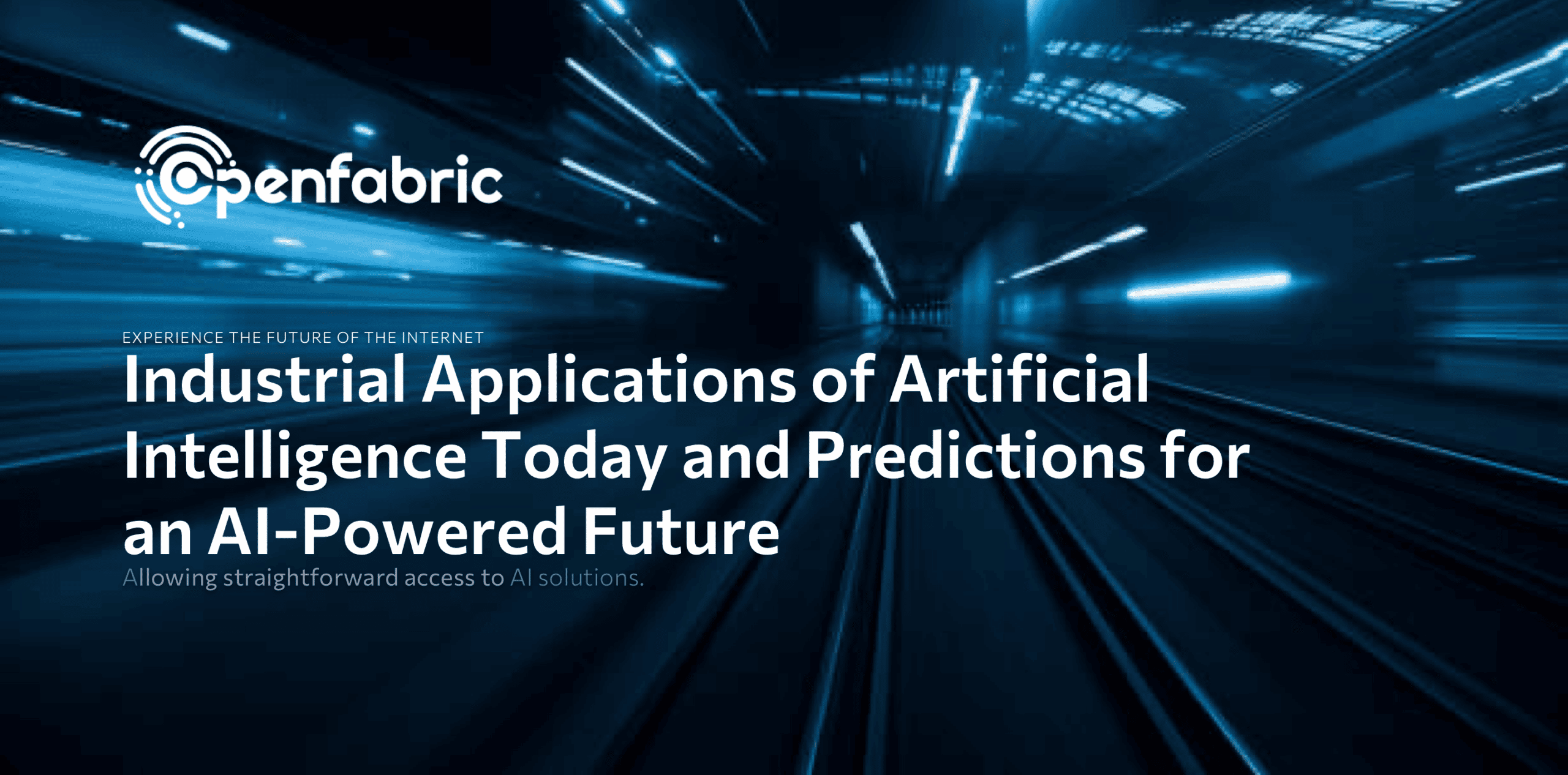 Industrial Applications of Artificial Intelligence Openfabric