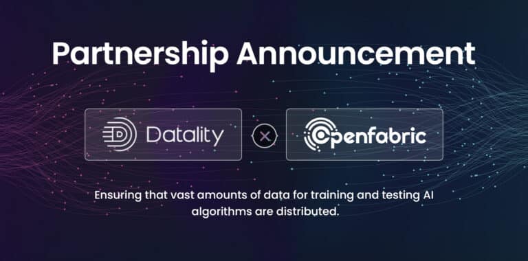 Announcing Partnership with Datality