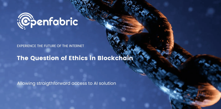 The Question of Ethics in Blockchain