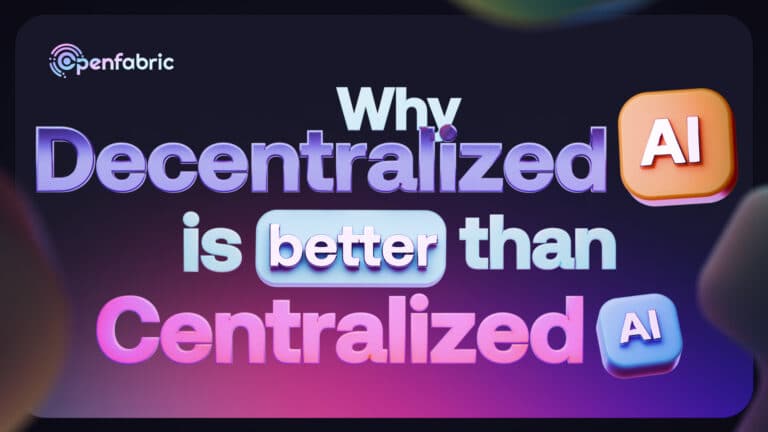 Why Decentralized AI is better than Centralized AI